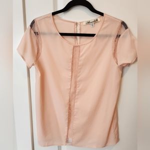 Peach colored NEW blouse